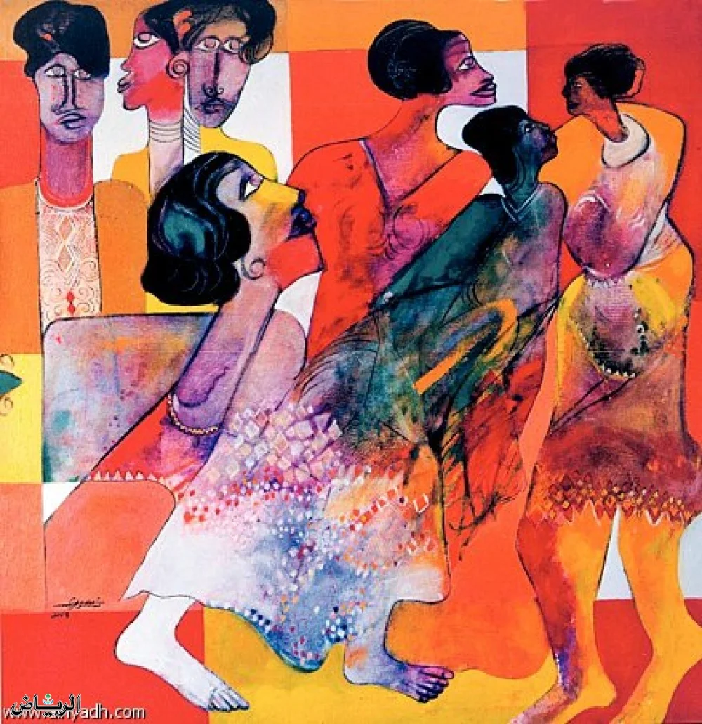 The Rhythm of Faces in Saudi Women's Fine Art