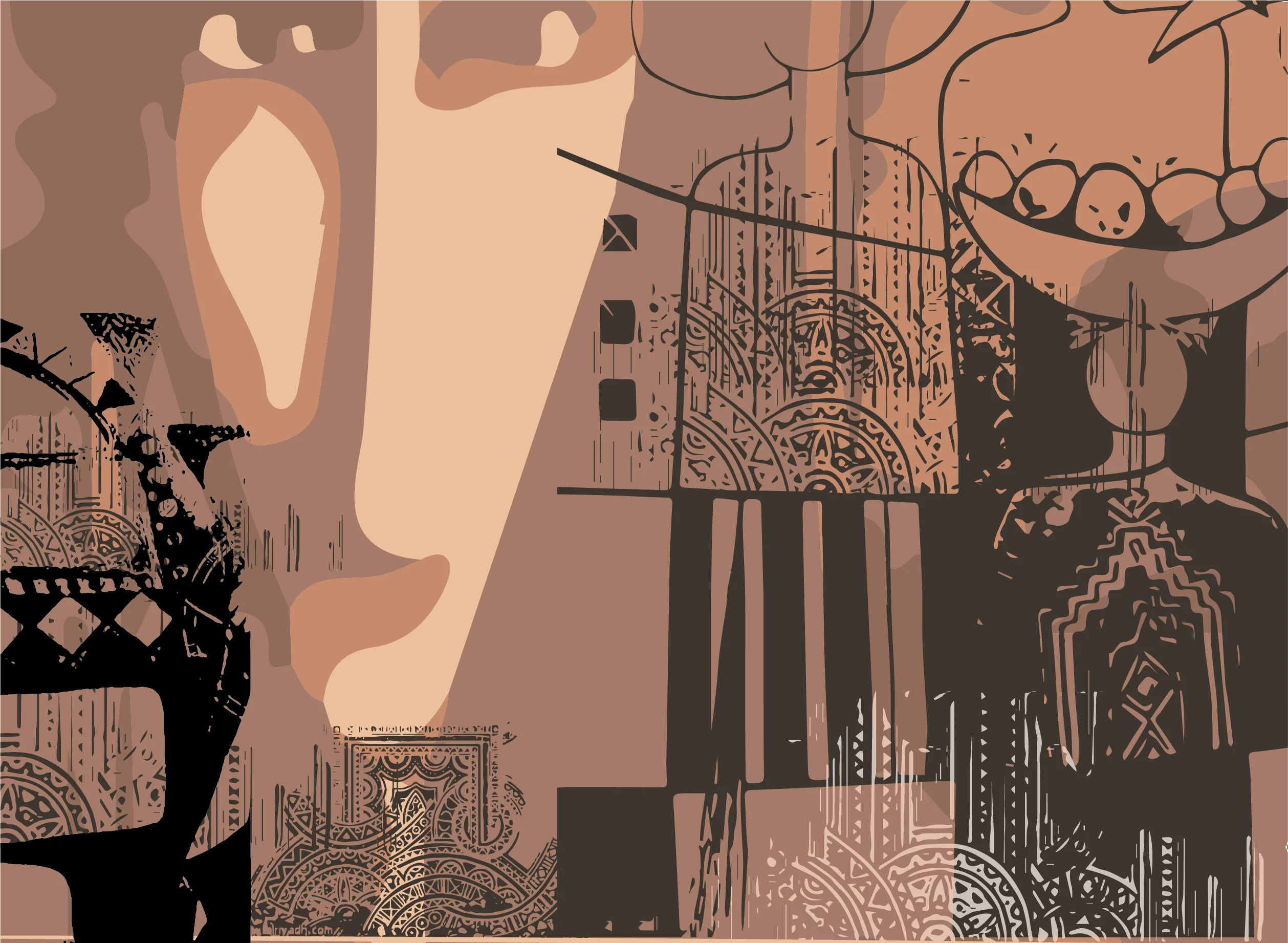 Abstraction .. the most famous art among Saudi fine artists