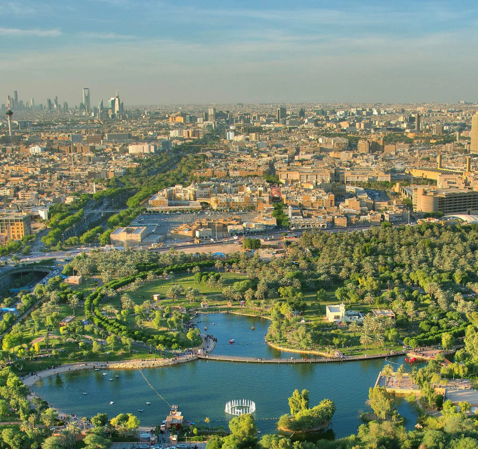 When the capital is forested and beautified .. Green Riyadh is decorated with more than 7 million trees, 330 gardens and 43 parks