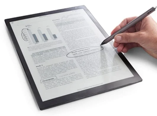 The nature of electronic paper