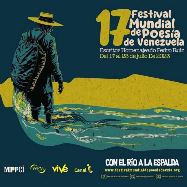 With the participation of 270 poets from around the world.. Launch of the 17th Venezuela World Poetry Festival on July 17